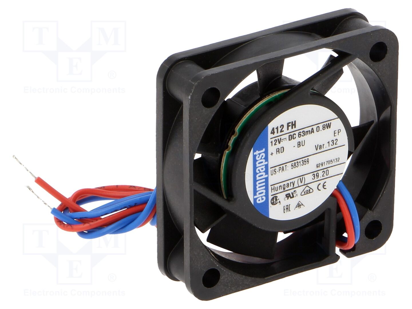 EBM-PAPST 412FH-132 Aksiaalituuletin 12VDC