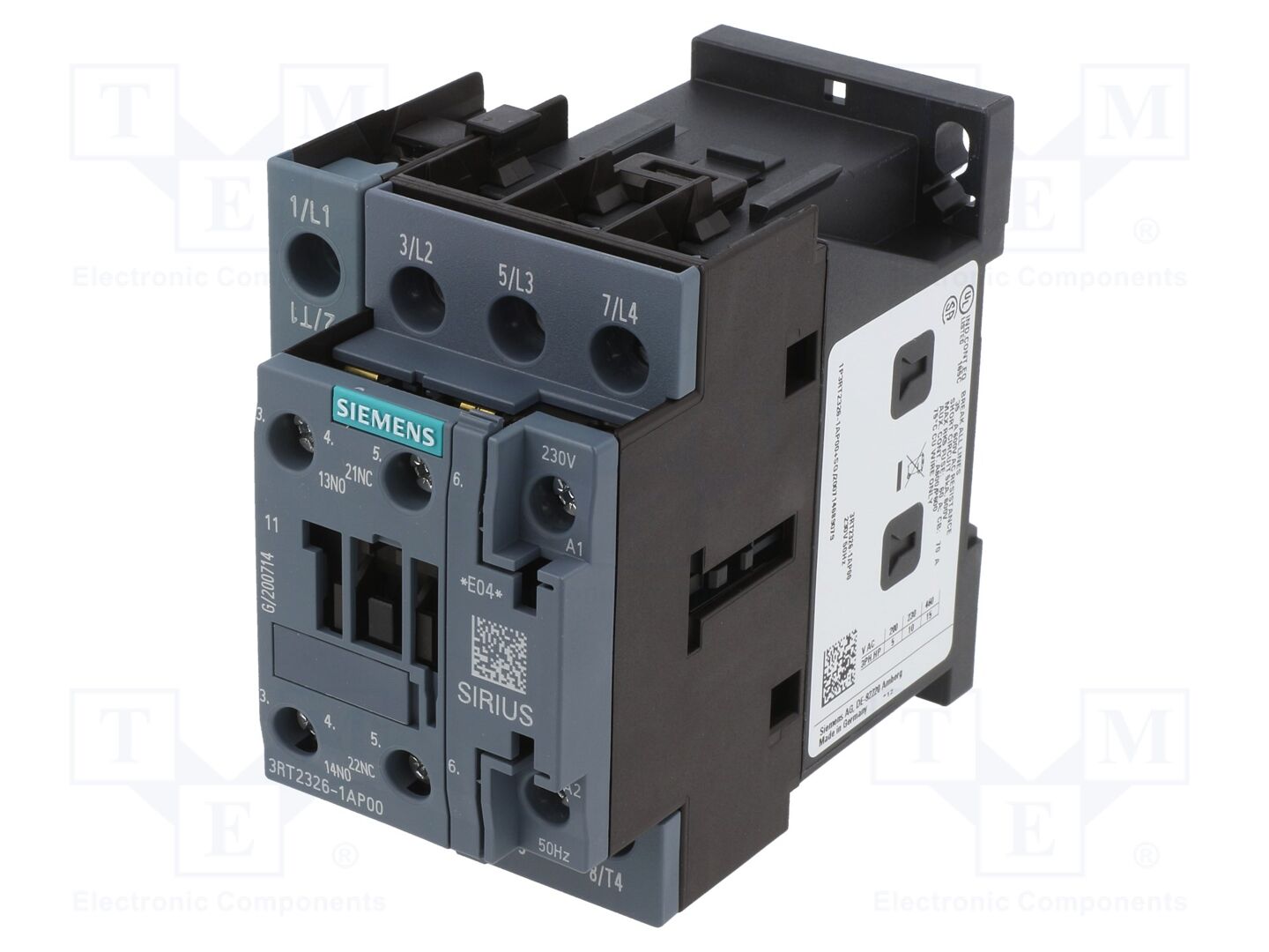 SIEMENS 3RT2326-1AP00 Kontaktori 230VAC