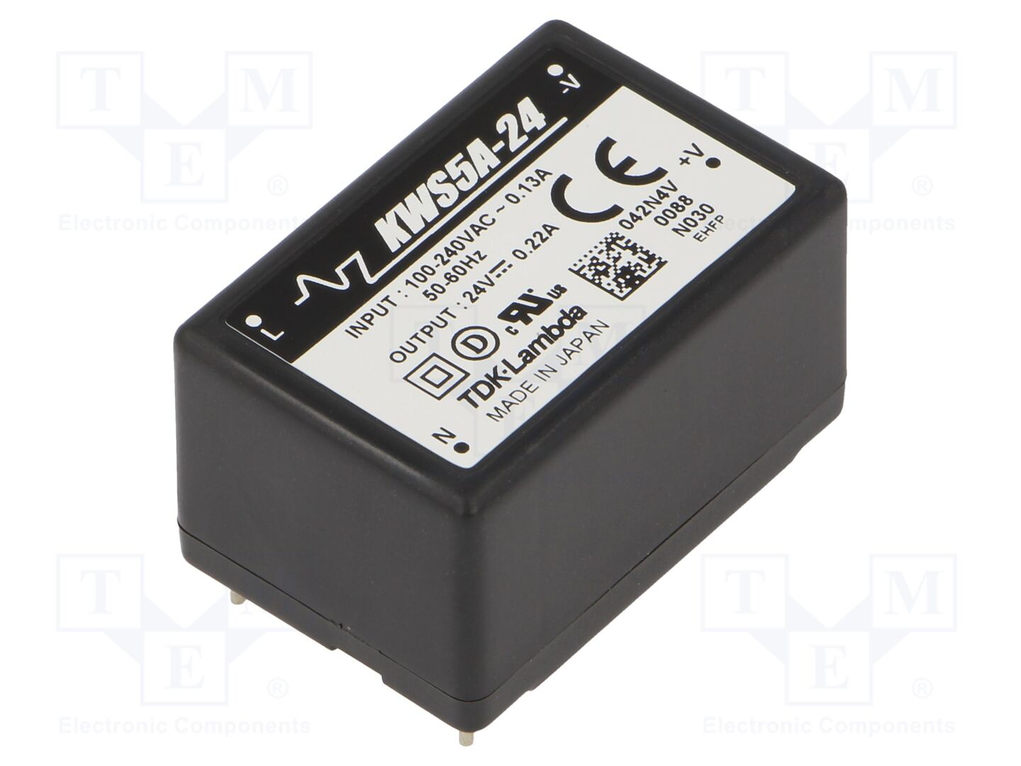 TDK-LAMBDA KWS5A-24 PCB AC/DC-muunnin 5.3W