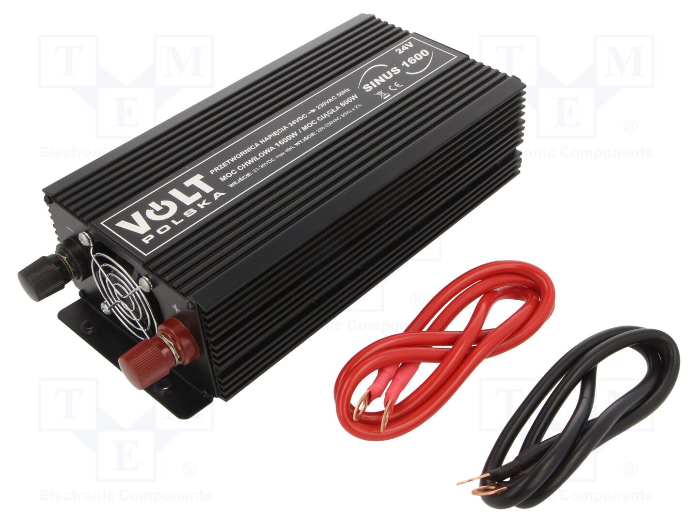 VOLT POLSKA SINUS-1600-24V DC/AC muunnin 800W 230VAC