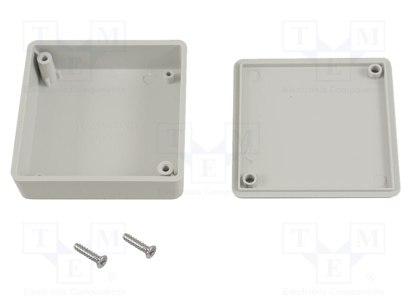 HAMMOND HM-1551TGY Yleiskotelo 60x60x20mm