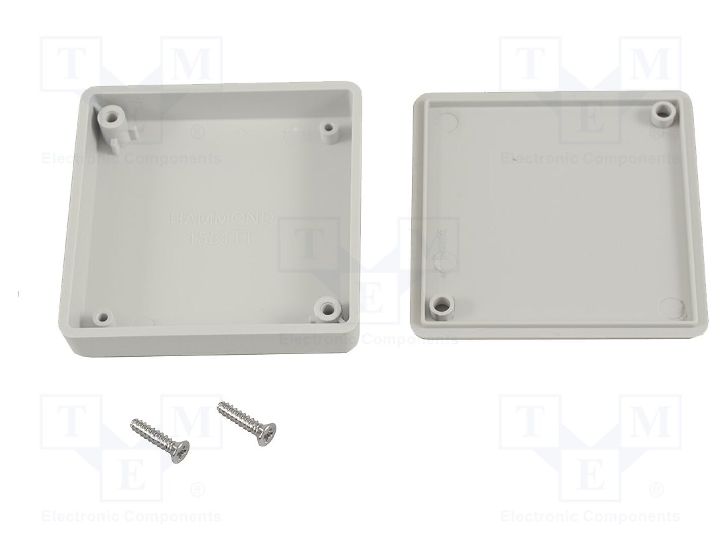 HAMMOND 1551TTGY Yleiskotelo 60x60x15mm