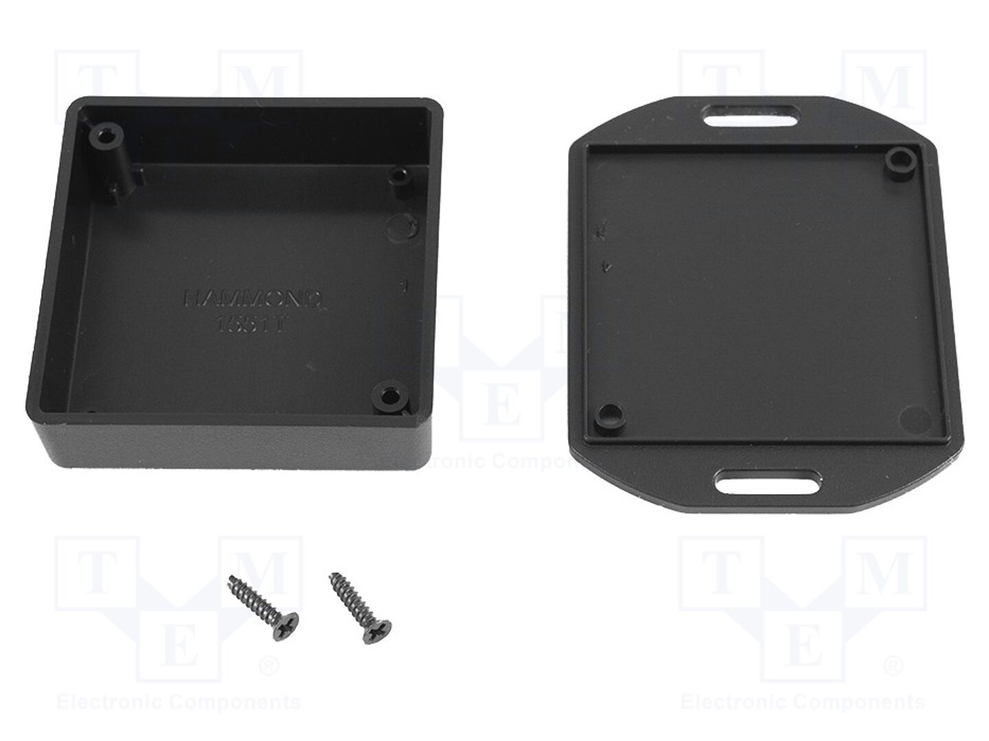 HAMMOND HM-1551TFLBK Yleiskotelo 60x60x20mm