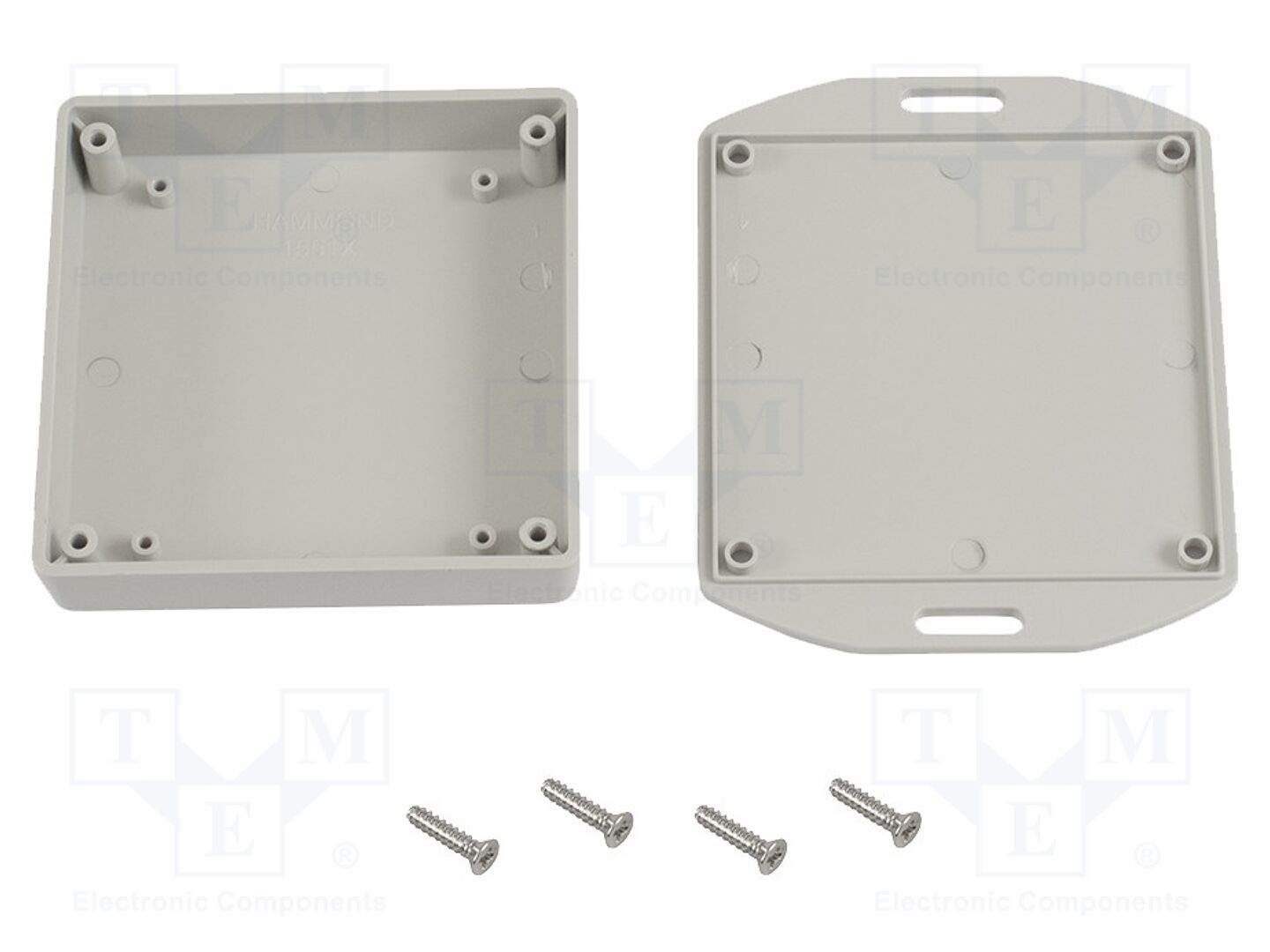 HAMMOND HM-1551XFLGY Yleiskotelo 80x80x20mm