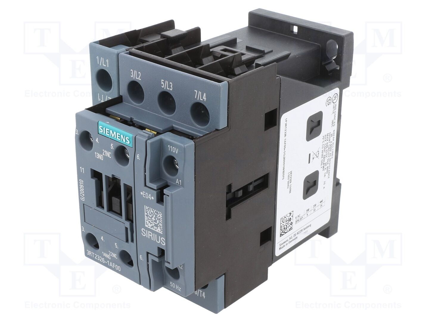 SIEMENS 3RT2326-1AF00 Kontaktori 110VAC