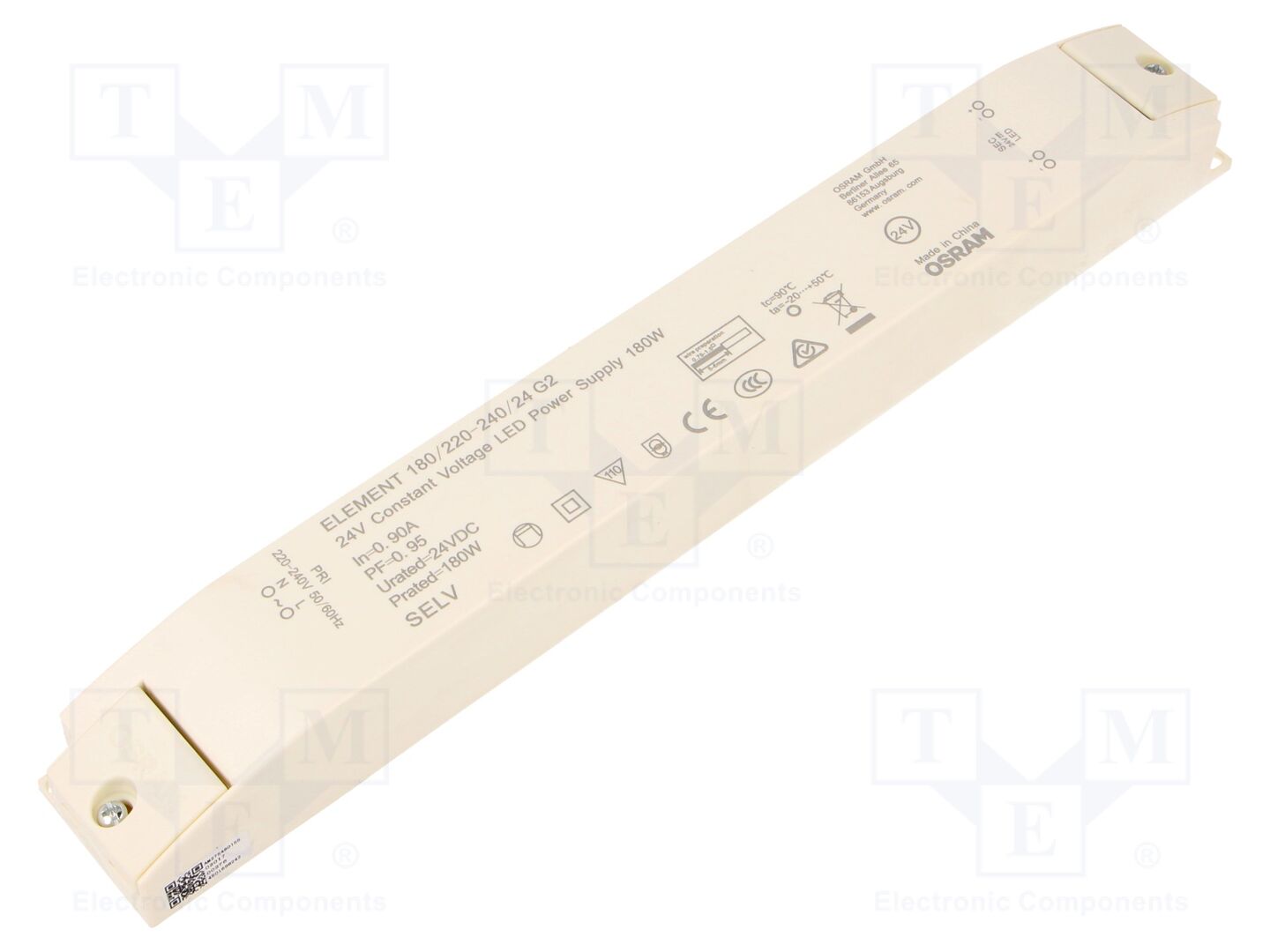 ams OSRAM ELEMENT 180/220-240/24 G2 LED-liitäntälaite 180W 24VDC