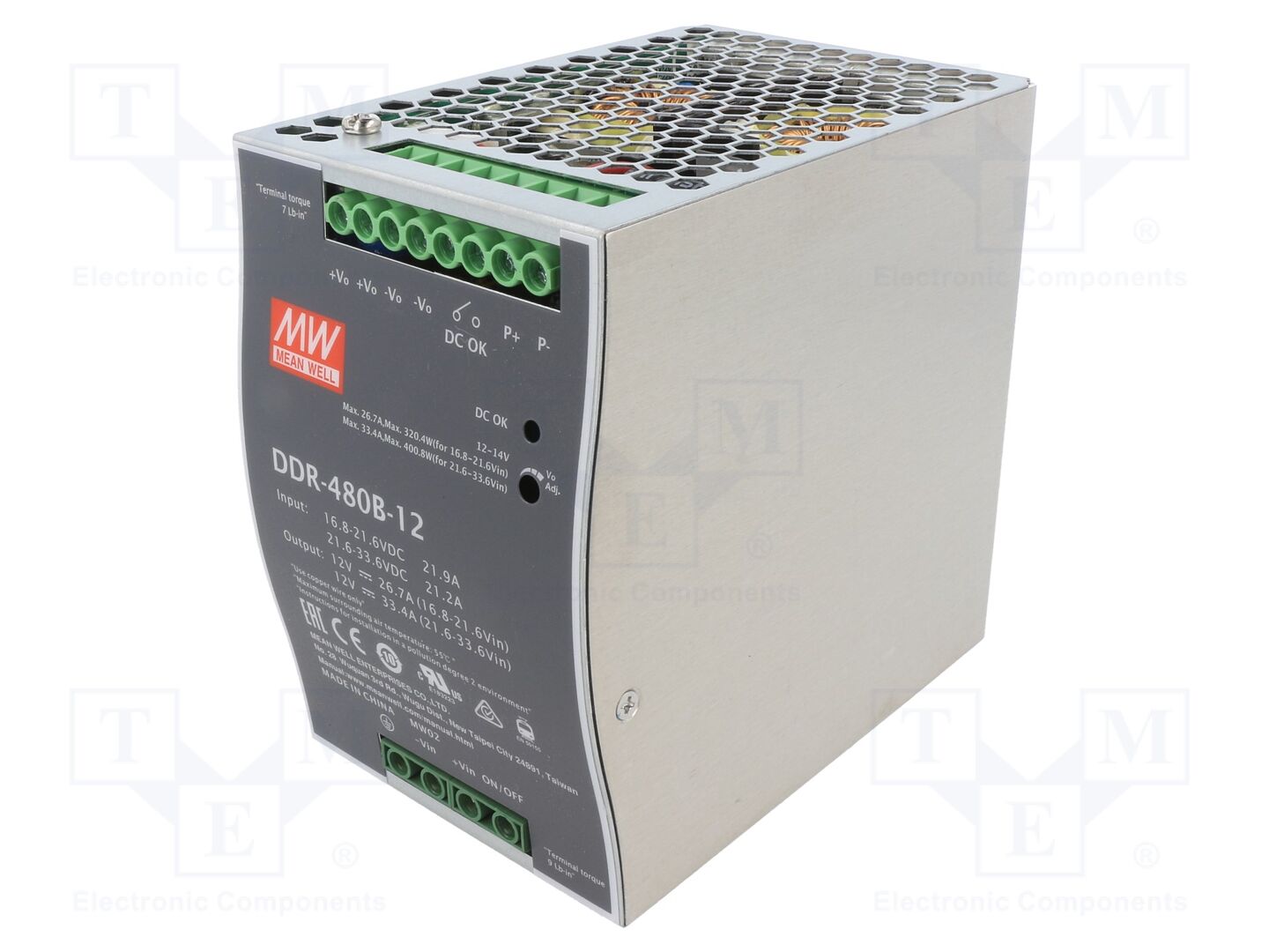MEAN WELL DDR-480B-12 DC/DC-muunnin 400.8W