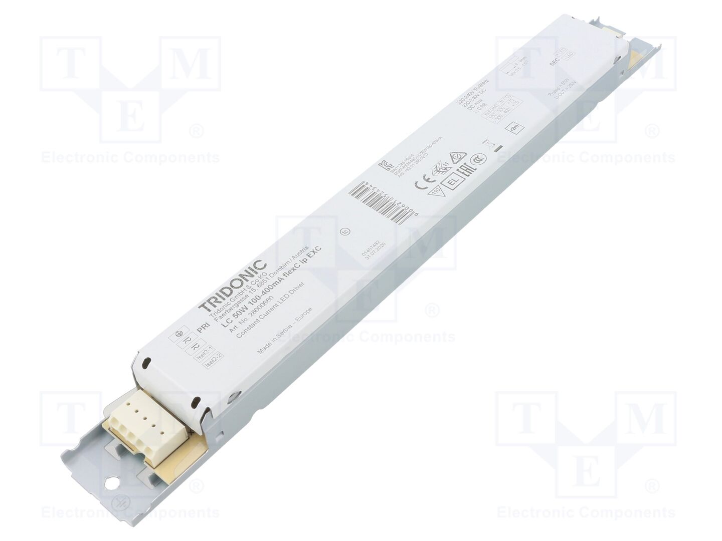 TRIDONIC LC 50W 100-400MA FLEXC LP EXC LED-virtalähde DALI 2