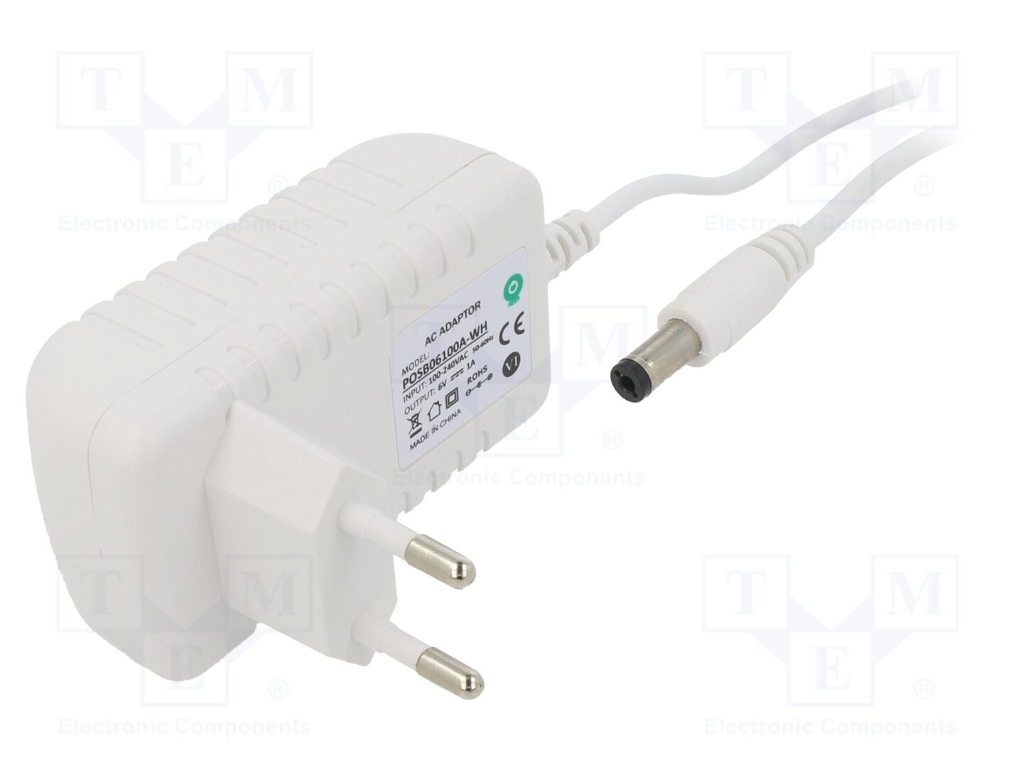 POS POSB06100A-WH Plug-in Power Supply 6VDC