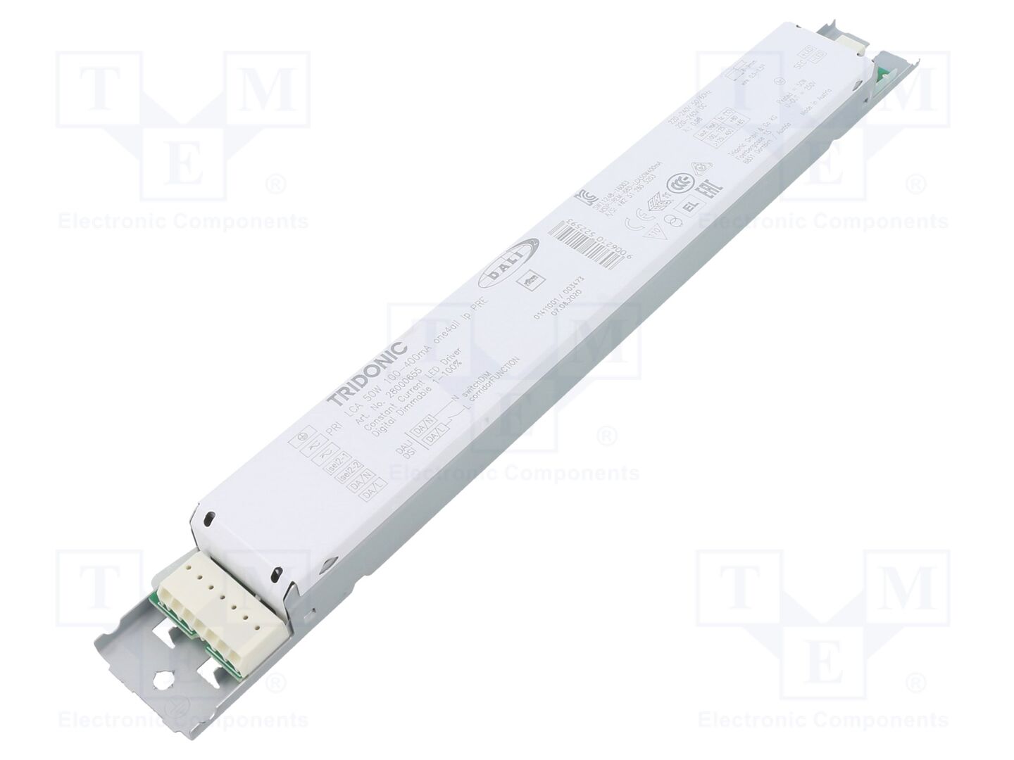 TRIDONIC LCA 50W 100-400MA ONE4ALL LP PRE LED-virtalähde DALI/DALI 2