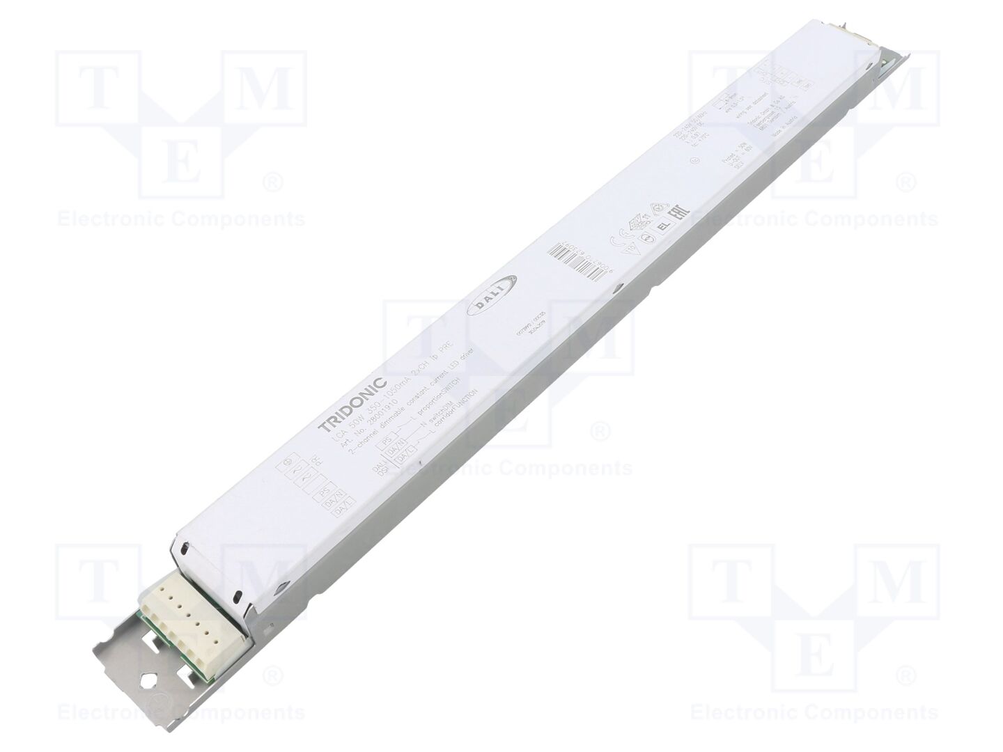 TRIDONIC LCA 50W 350-1050MA 2XCH LP PRE LED-virtalähde DALI 2