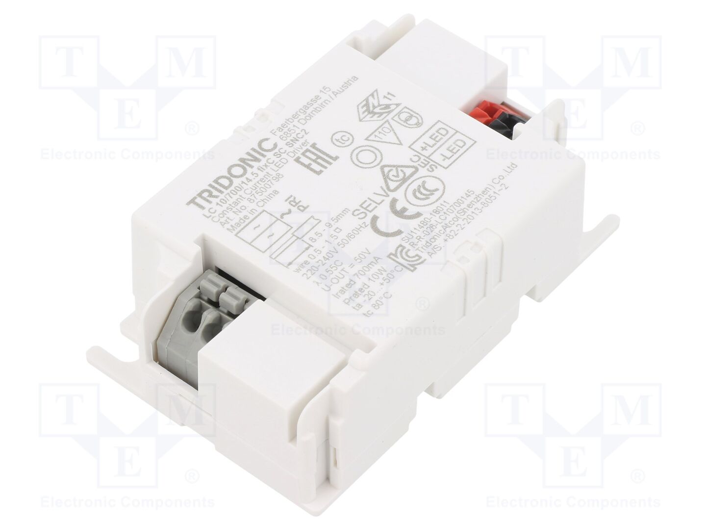 TRIDONIC LC 10/700/14.5 FIXC SC SNC2 LED-virtalähde 10W 700mA