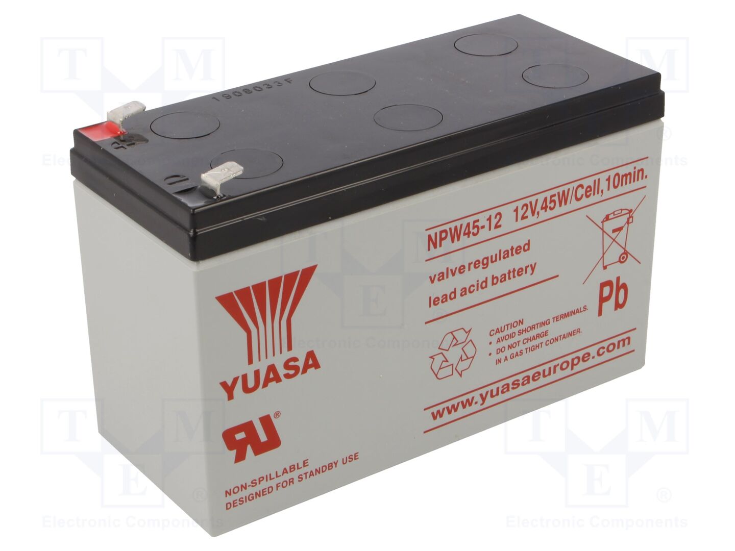 YUASA ACCU-HP8.5-12/Y Happoakku 12V 8.5Ah