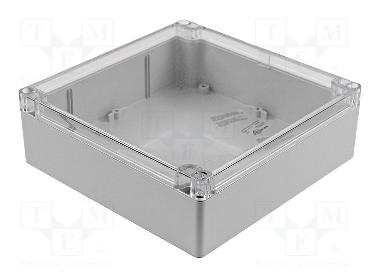 HAMMOND HM-1554W2GYCL Yleiskotelo 180x180x60mm