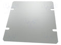 HAMMOND 1431-6 Asennuslevy teräs 76.9g