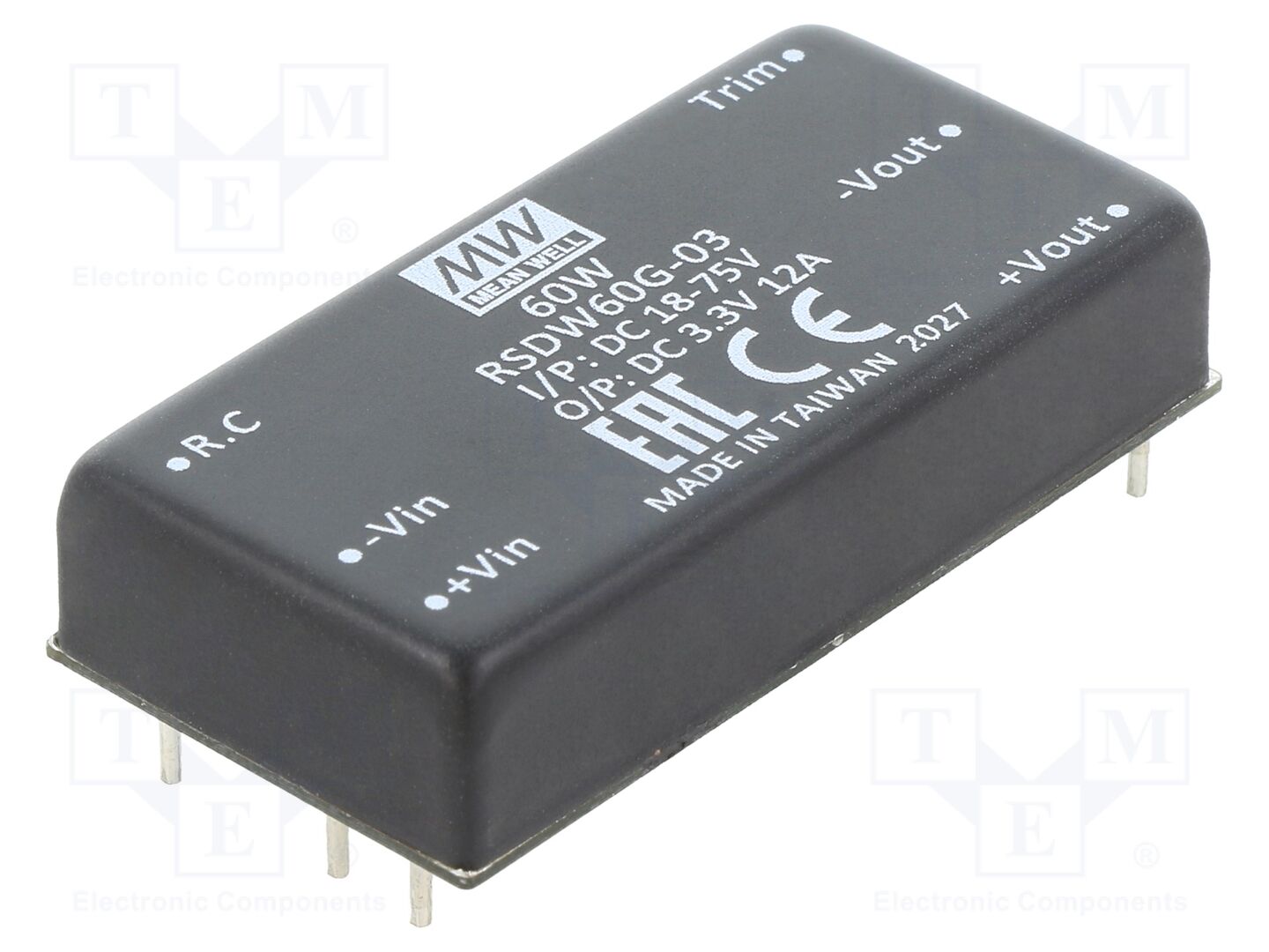 MEAN WELL RSDW60G-03 DC/DC-muunnin 60W