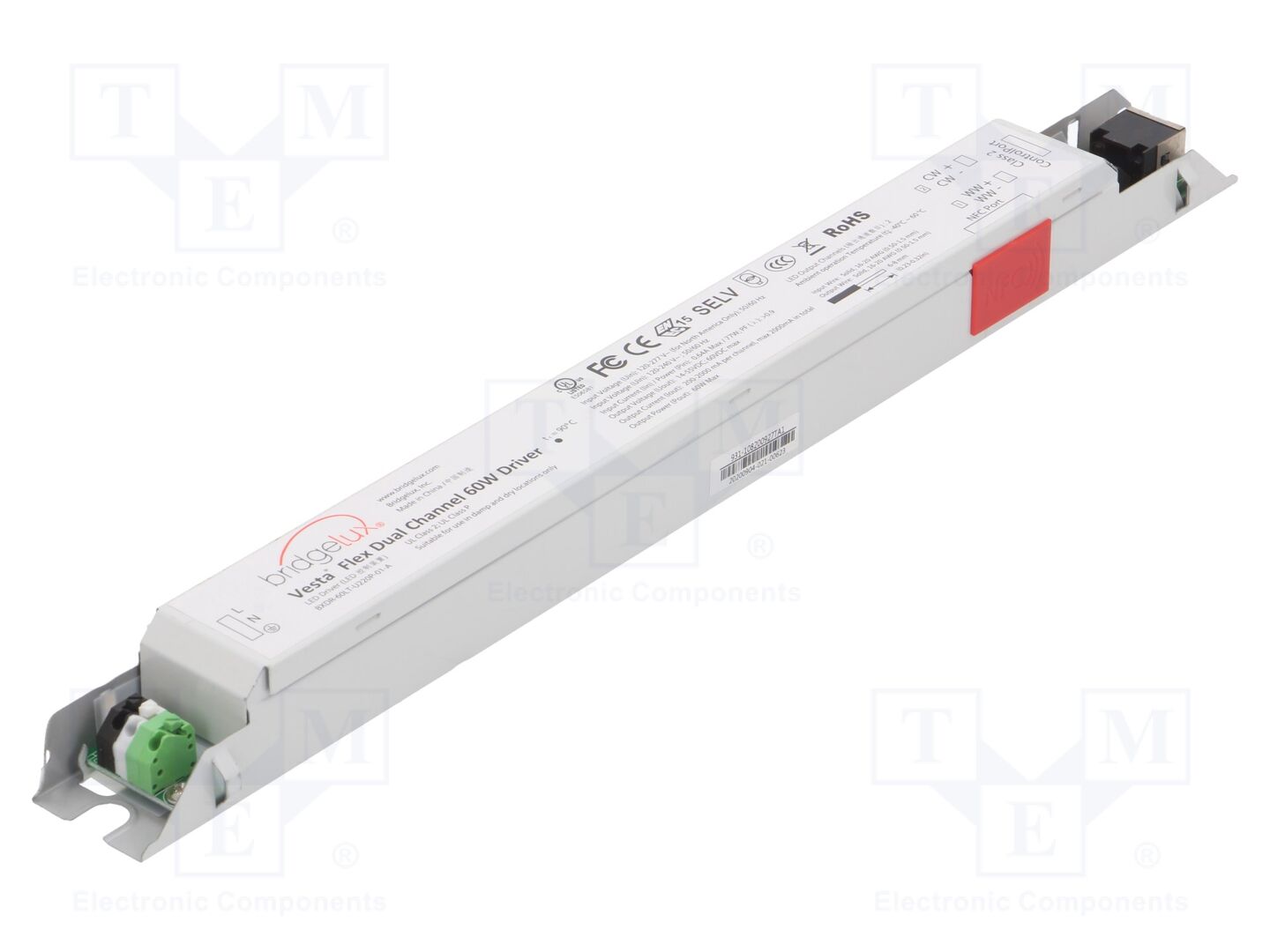 BRIDGELUX BXDR-60LT-U220P-01 LED-virtalähde 60W 14-57VDC