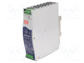 MEAN WELL WDR-60-5 DIN-kiskoon asennettava kytkentävirtalähde 50W 5VDC 10A