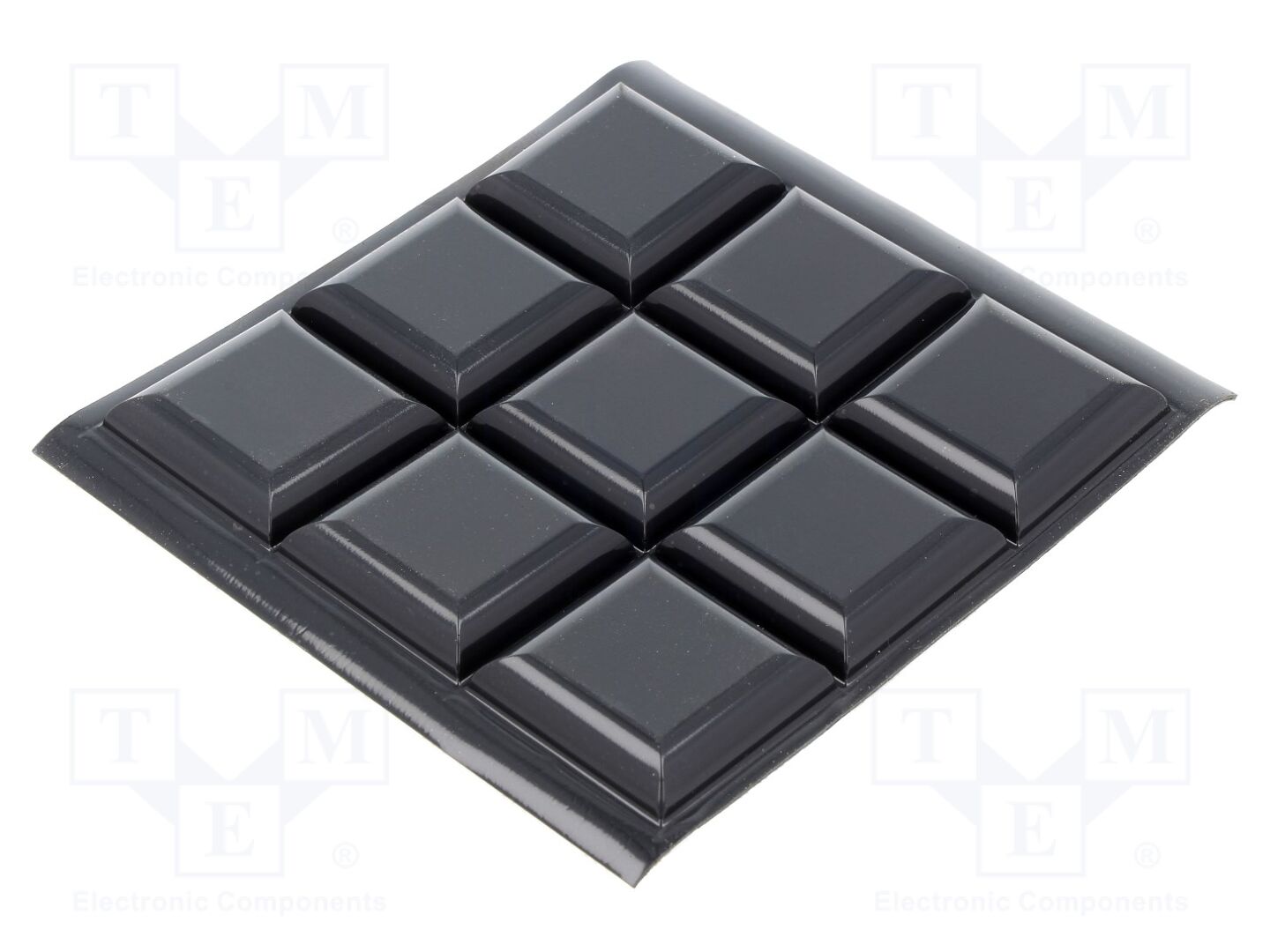 3M SJ5705/BK Itsekiinnittyvä jalka 6.4mm (50 kpl erä)