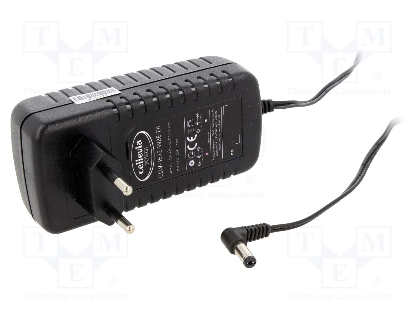 CELLEVIA POWER CLW-3612-W2E-EB-L Plug-in verkkolaite 3A