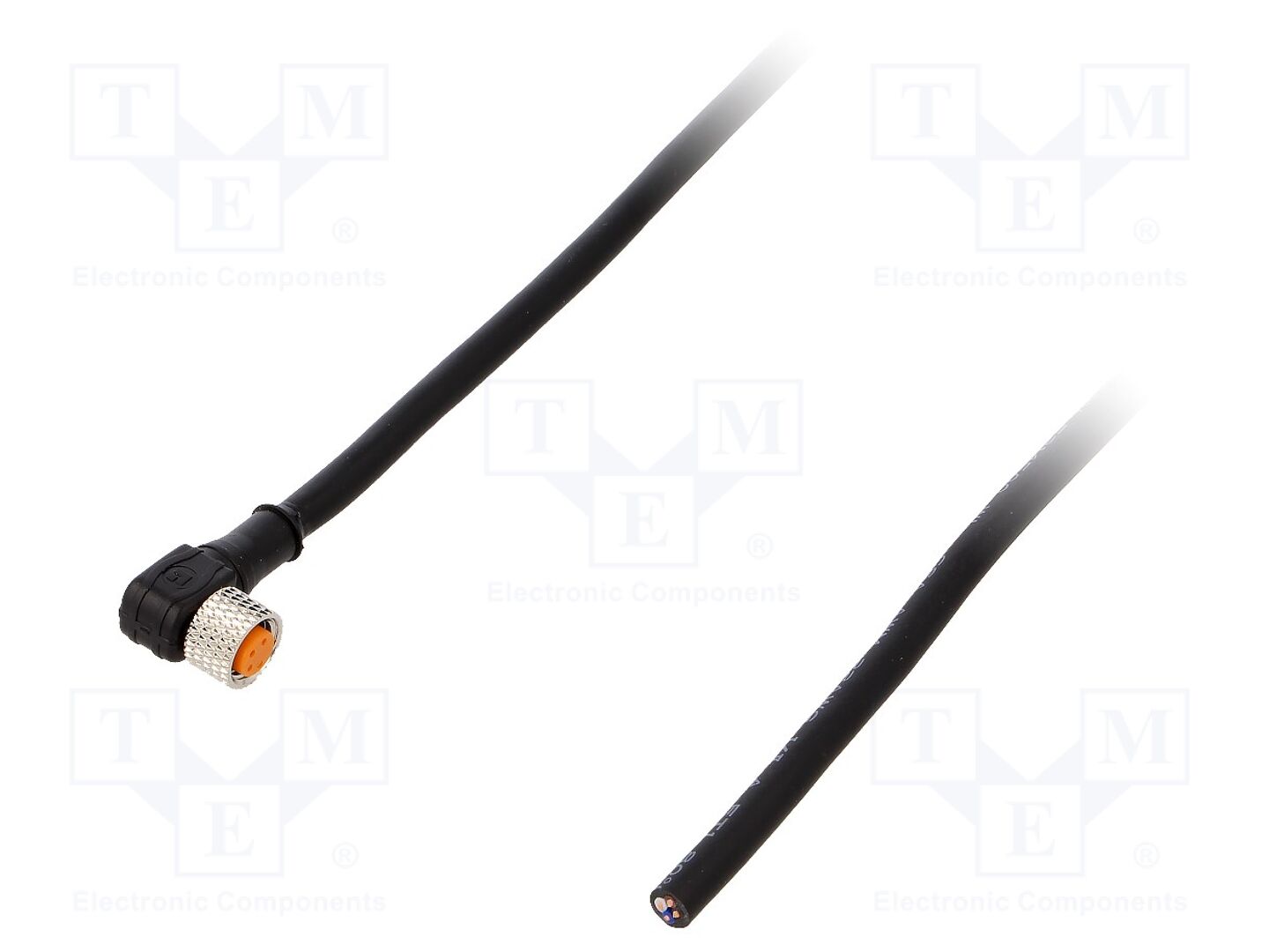 LUTRONIC 080504002-2M Anturikaapeli M8 naaras 2m