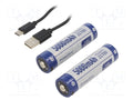 KEEPPOWER KP-ICR21700-PCMUSB Ladattava akku 3.6V 5000mAh