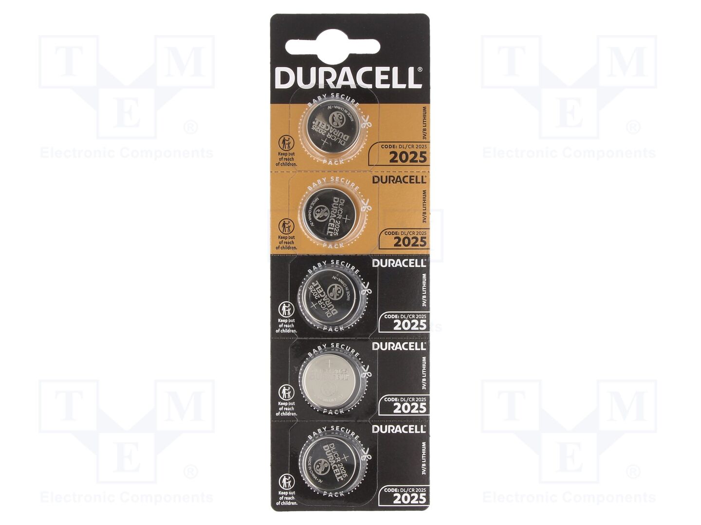 DURACELL BAT-CR2025/DR-B5 Paristo 3V