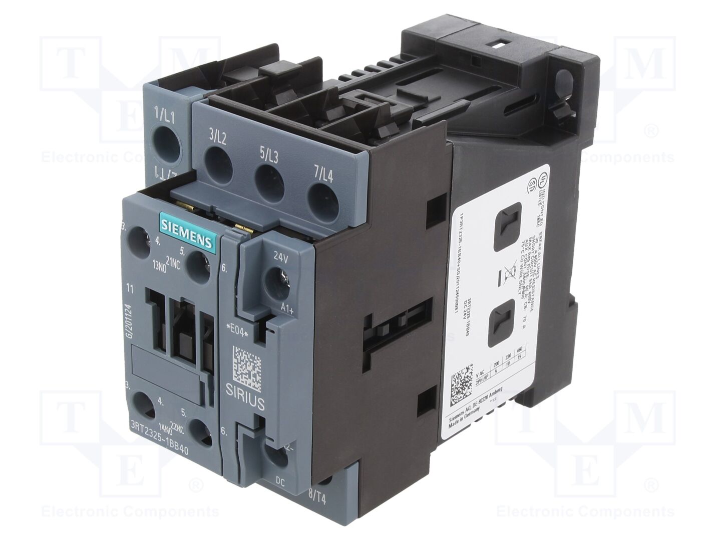 SIEMENS 3RT2325-1BB40 Kontaktori 24VDC