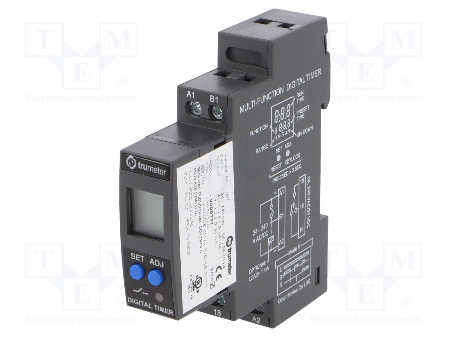 TRUMETER 7957 Digitaalinen ajastin 24÷240VAC