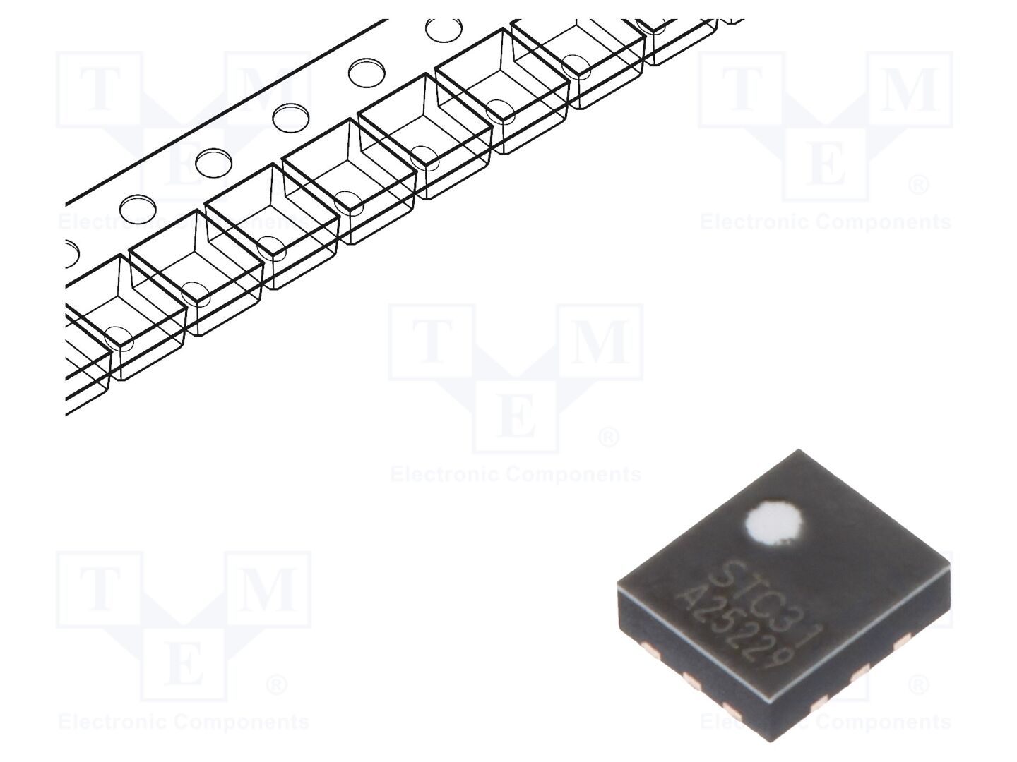 SENSIRION STC31 Kaasuanturi CO2 2.7-5.5V