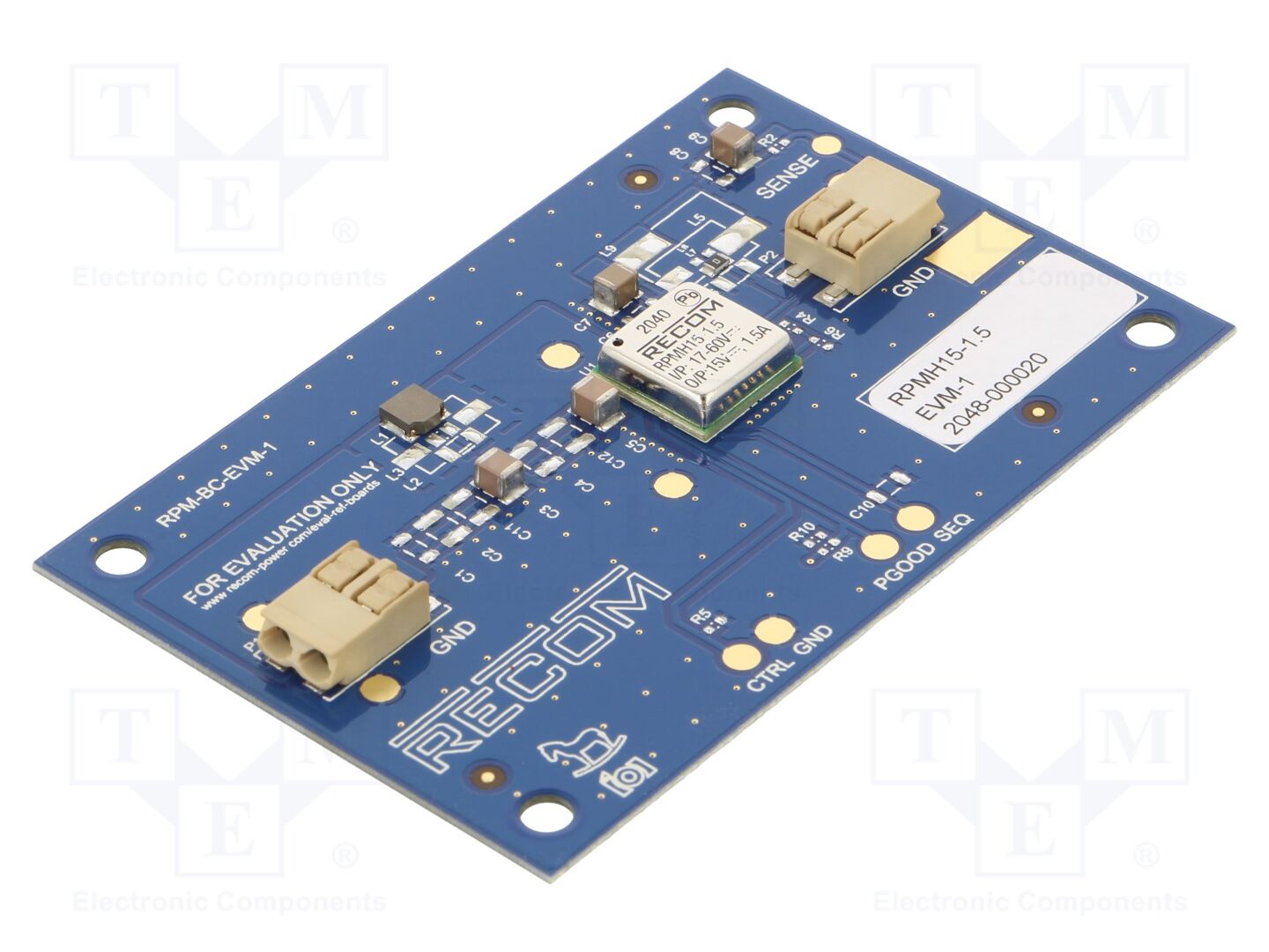 RECOM RPMH15-1.5EVM Arviointisarja 1.5A