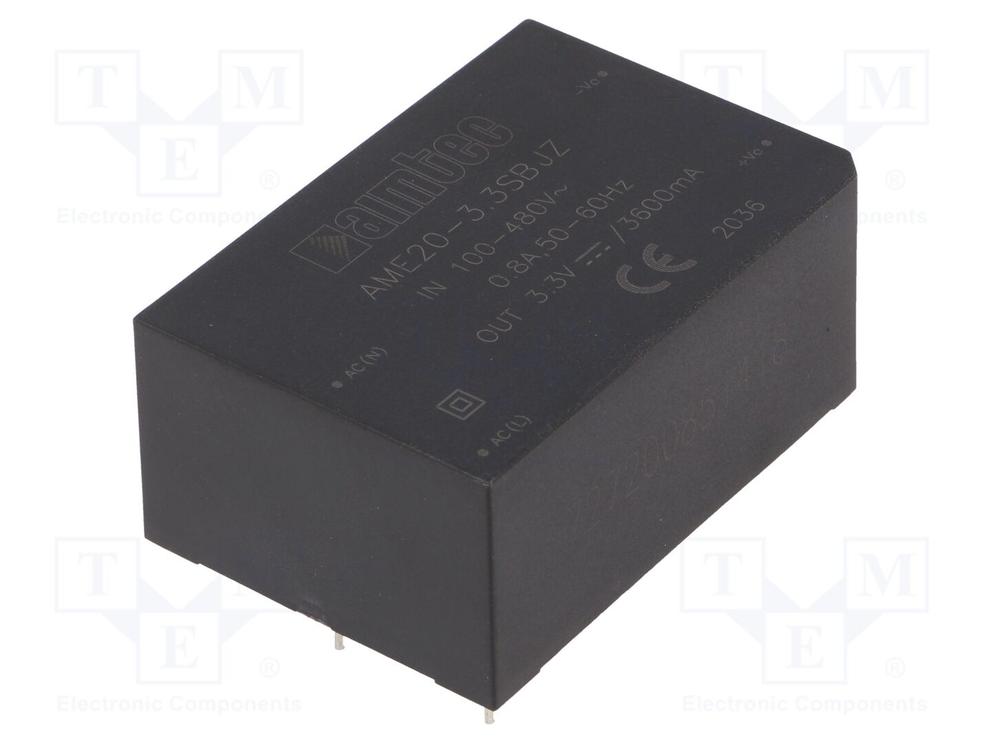 AIMTEC AME20-3.3SBJZ PCB AC/DC-muunnin 3.3VDC