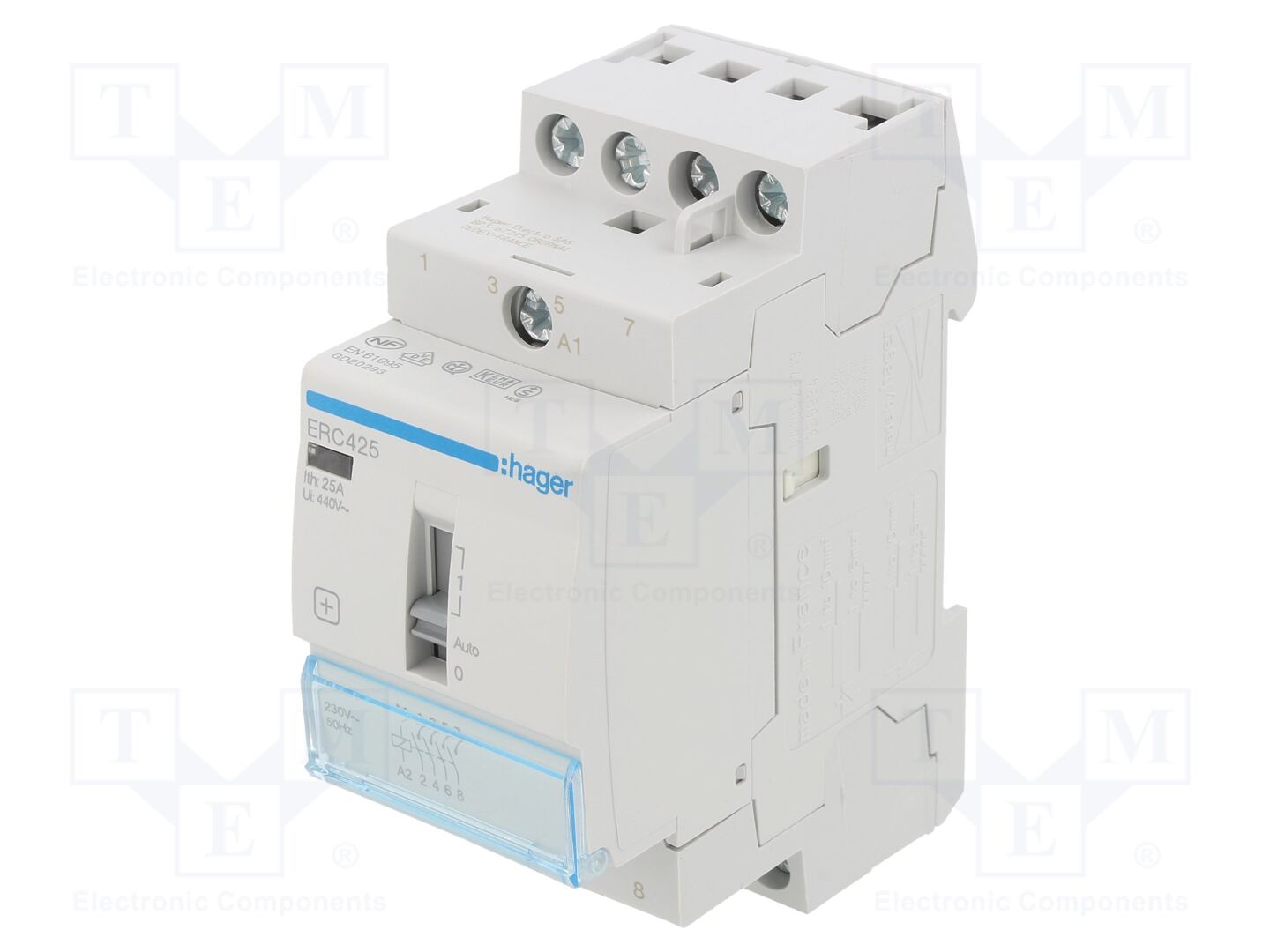 HAGER ERC425 Asennuskontaktori 25A