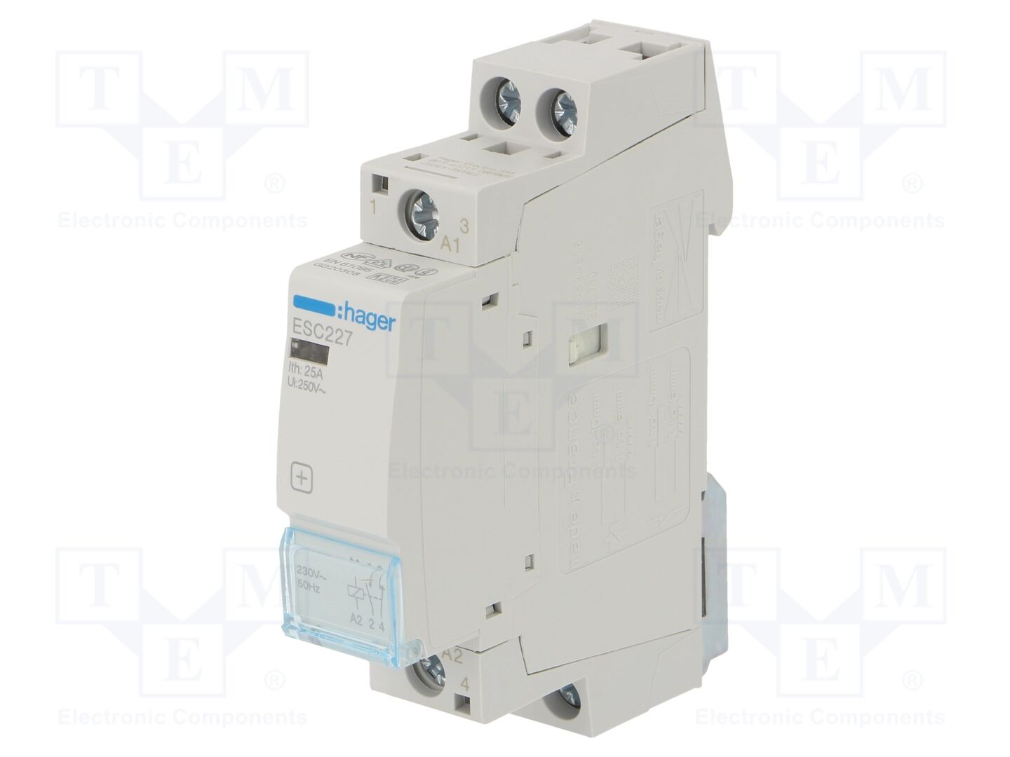 HAGER ESC227 Asennuskontaktori 25A