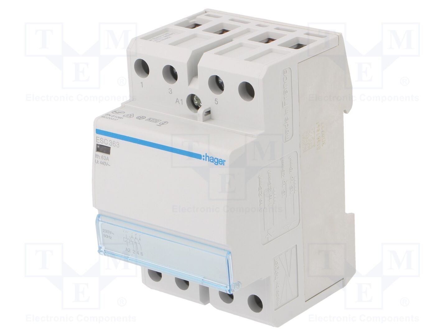 HAGER ESC363 Asennuskontaktori 63A