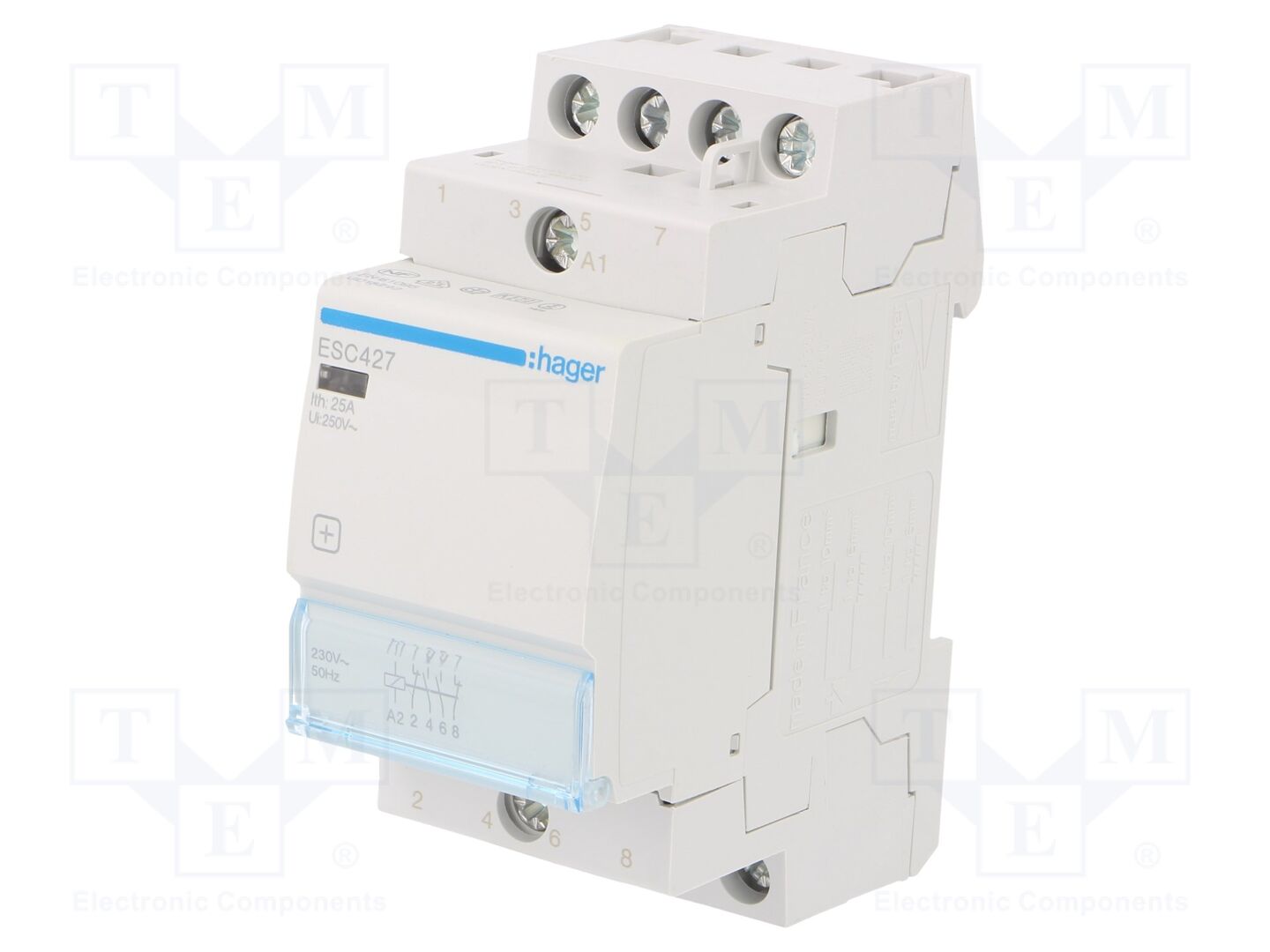 HAGER ESC427 Asennuskontaktori 25A