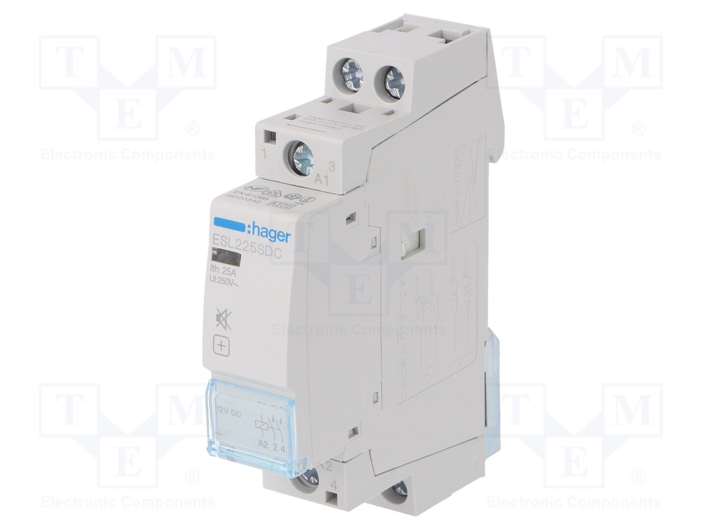 HAGER ESL225SDC Asennuskontaktori 25A