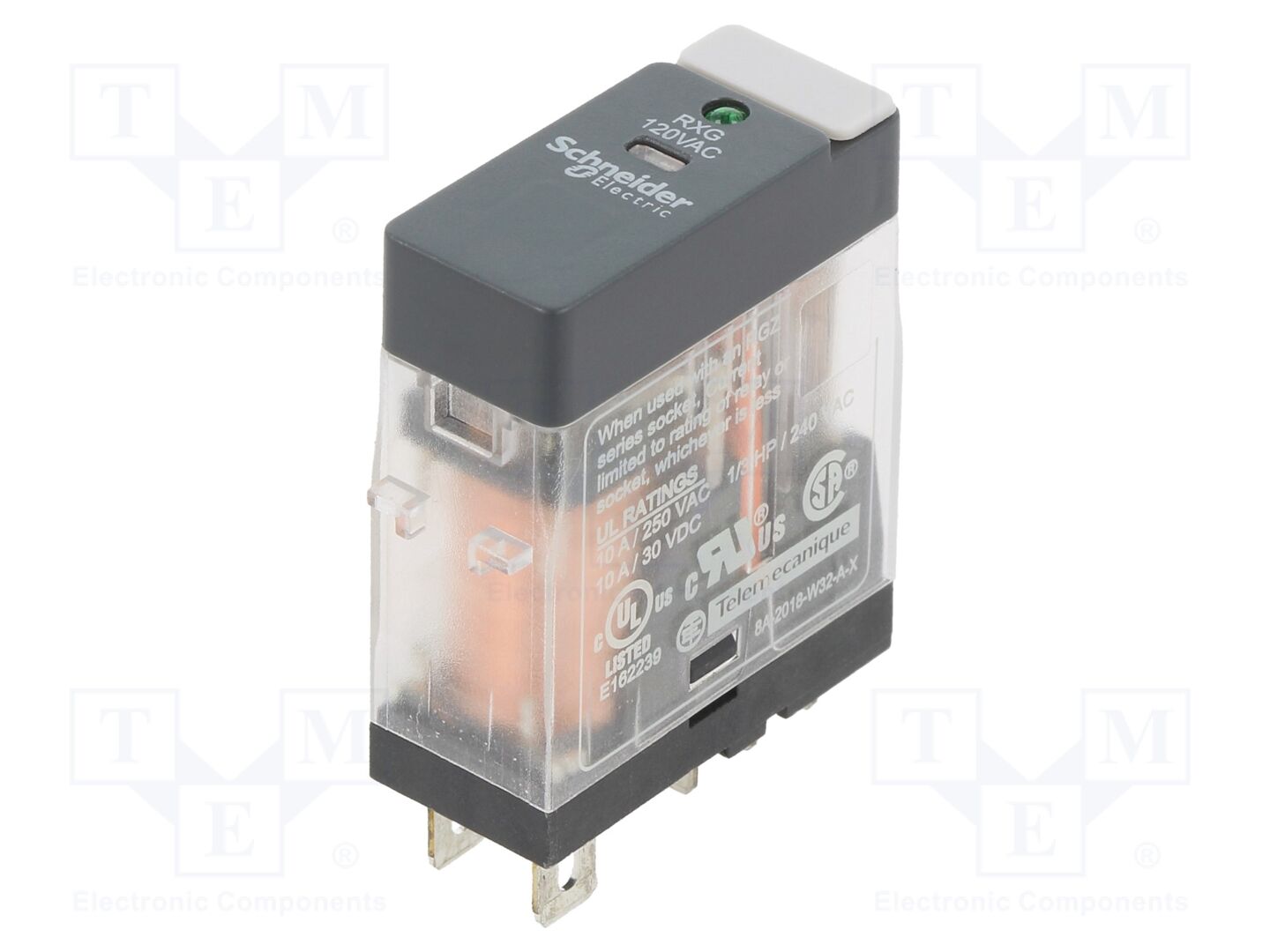 SCHNEIDER ELECTRIC RXG13F7 Sähkömagneettinen rele 120VAC