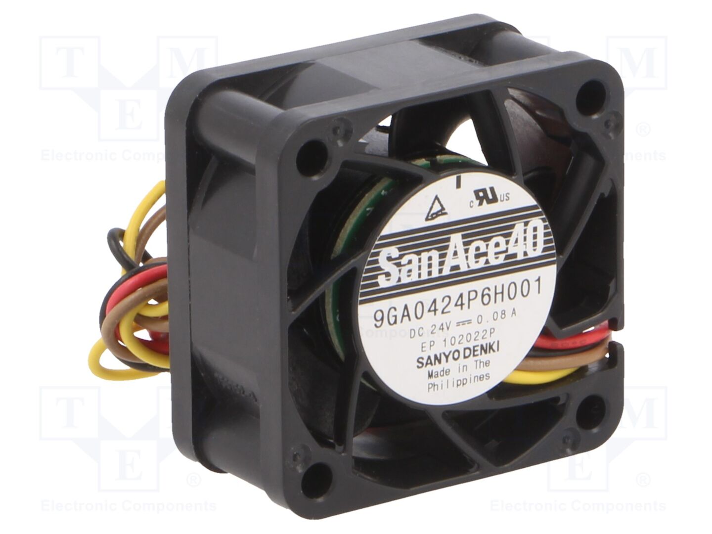 SANYO DENKI 9GA0424P6H001 Aksiaalituuletin 24VDC