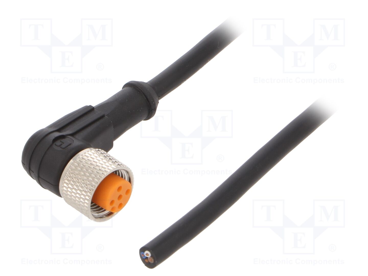 LUTRONIC 120504002-5M Anturikaapeli M12 naaras, 5m