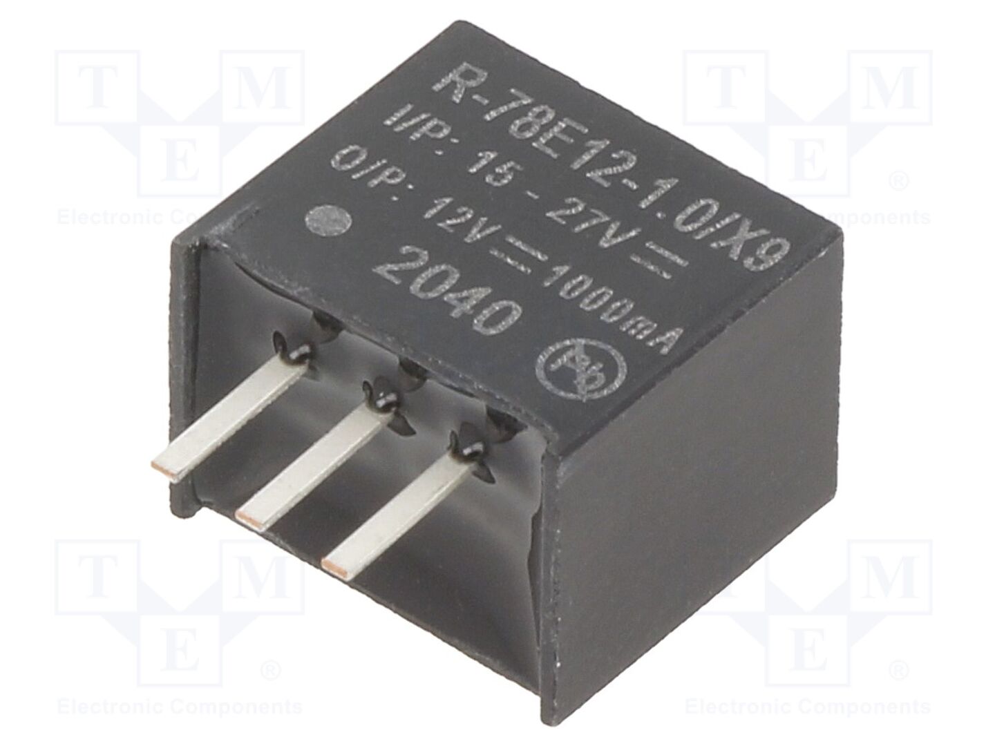 RECOM R-78E12-1.0/X9 DC/DC-muunnin 12W