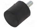 ELESA+GANTER DVA4-30-30-M8-70 Vaimennustalla Ø 30mm (50 kpl erä)
