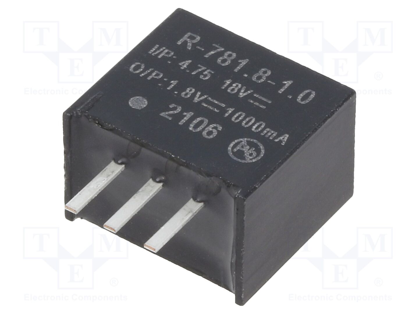 RECOM R-781.8-1.0 DC/DC-muunnin 1.8W, 1.8V