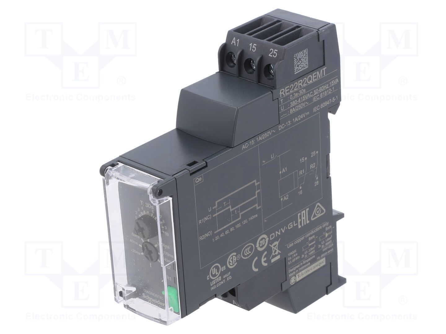 SCHNEIDER ELECTRIC RE22R2QEMT Ajastin 0,3-30s