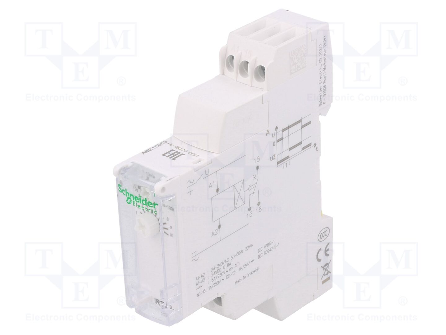 SCHNEIDER ELECTRIC A9E16065 Ajastin 0,1s÷100h