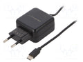 QOLTEC 50197 Plug-in Power Supply 5VDC 2.4A USB-C