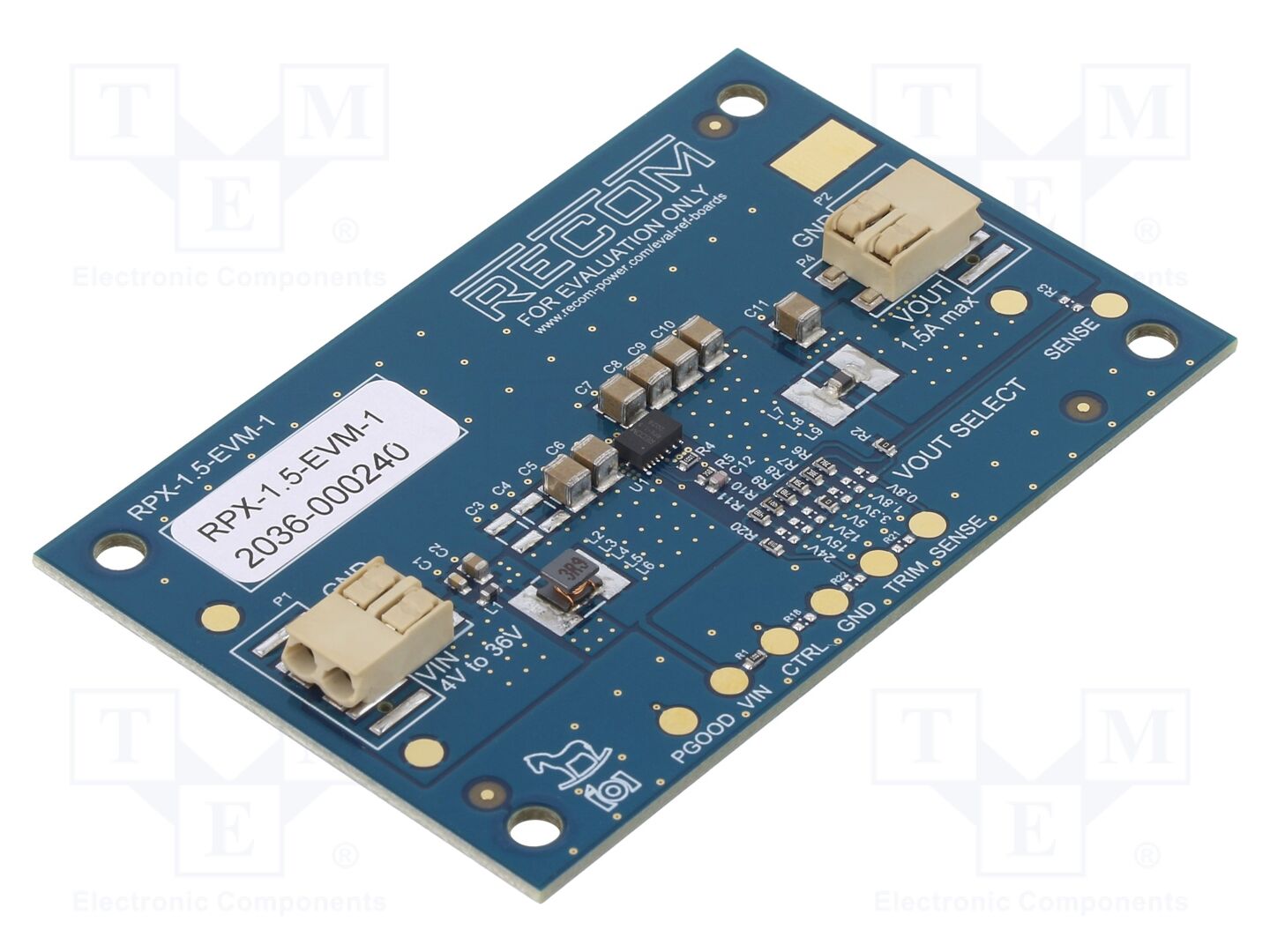 RECOM RPX-1.5-EVM-1 DC/DC-muunnin 1.5A