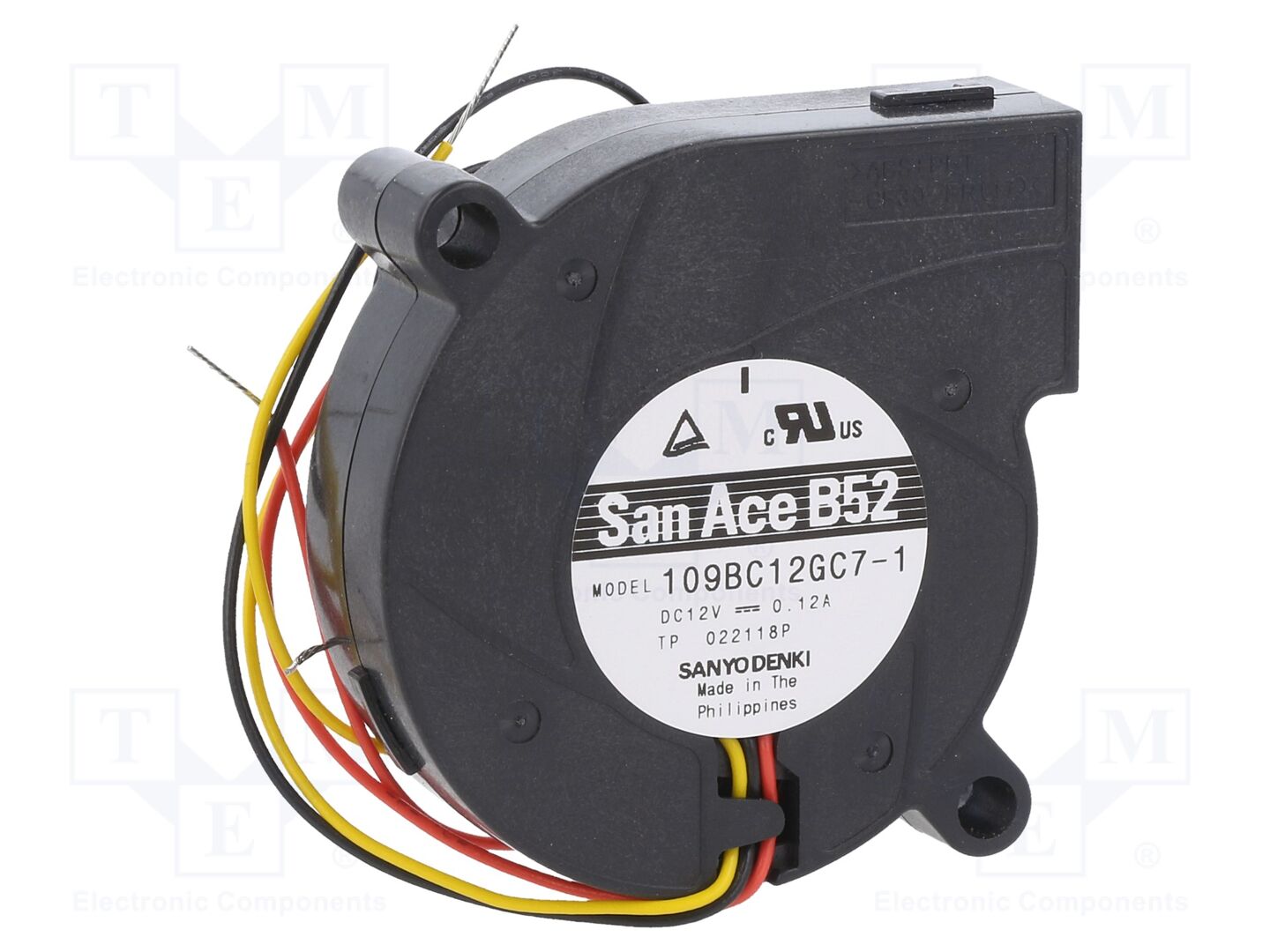 SANYO DENKI 109BC12GC7-1 Puhallin 12VDC