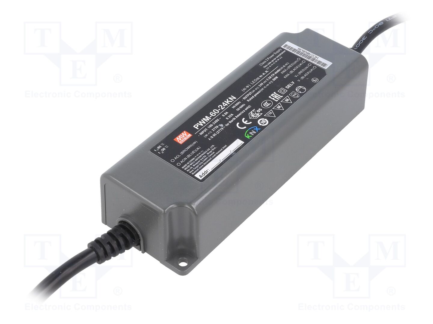 MEAN WELL PWM-60-24KN LED-verkkolaite KNX 60W 24VDC