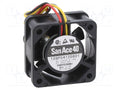 SANYO DENKI 109P0412D601 Aksiaalituuletin 12VDC